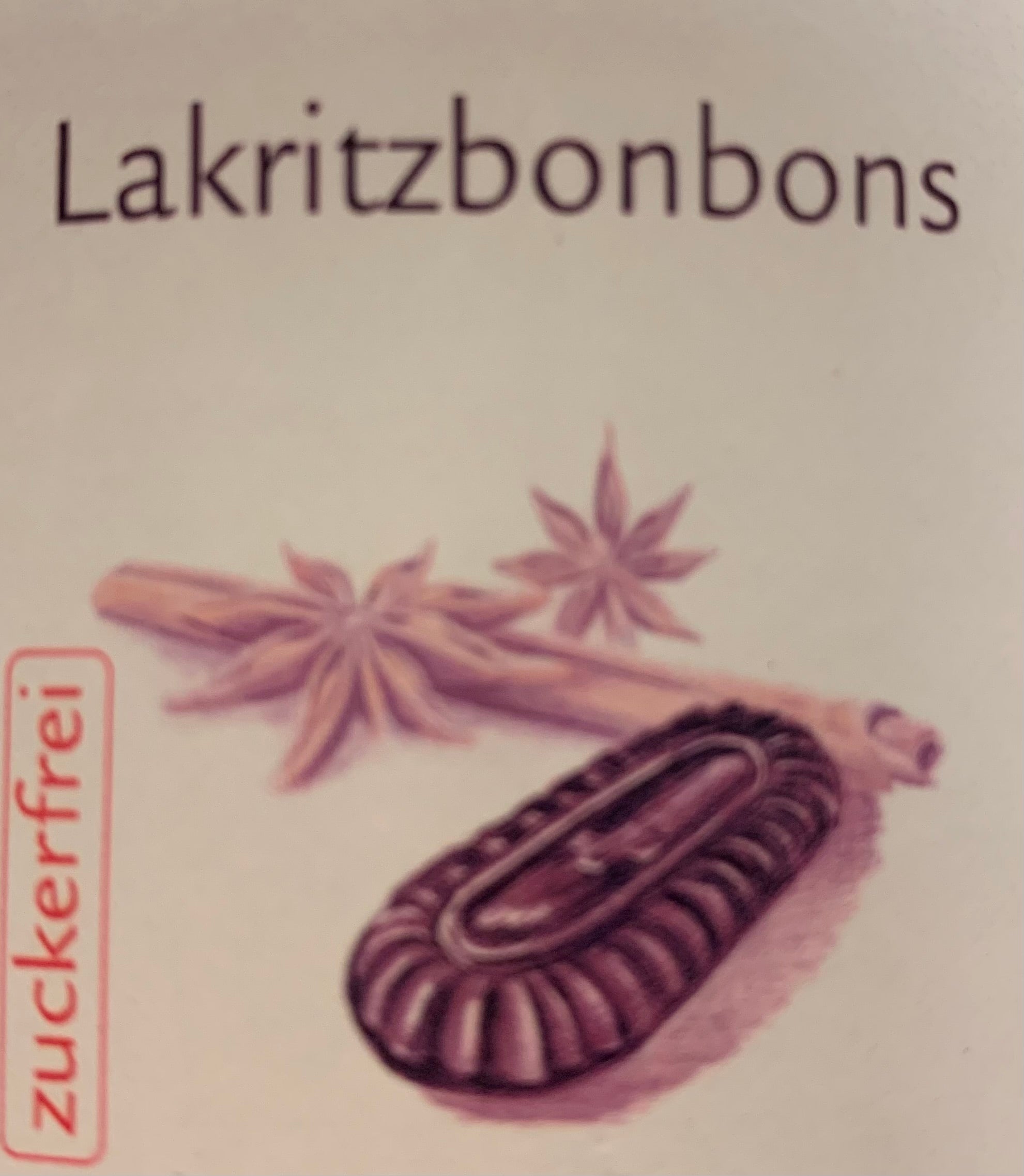Lakritzbonbon Zuckerfrei